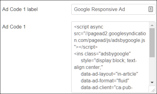 Plugin back end options