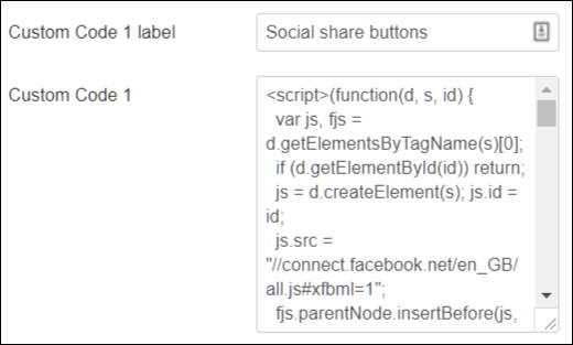 Plugin back end options