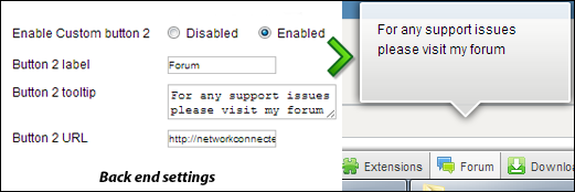 Create custom buttons for joomla toolbar